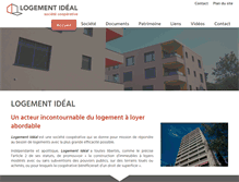 Tablet Screenshot of logement-ideal.ch